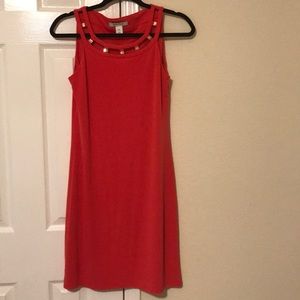 Orange dress! Great for summer!